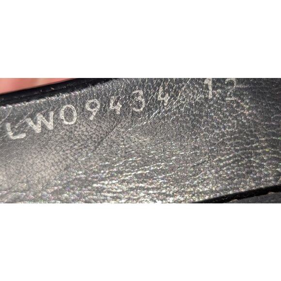 Stuart Weitzman Slingback Kitten Heels Sz 12 Black Patent Leather Pumps Sandals - Picture 7 of 7